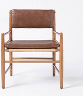 Threshold designed w/Studio McGee Layton Faux Leather Accent Chair with ...