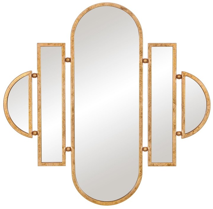 NielsenandBainbridge Patton Wall Decor 30x31 Antique Gold Geometric