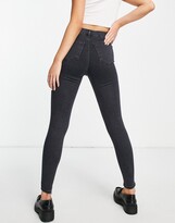 Thumbnail for your product : Topshop Joni jeans in washed black