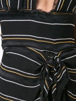 Thumbnail for your product : Proenza Schouler Crepe Striped Tied Dress
