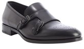 Thumbnail for your product : Ferragamo black leather monk strap 'Roland' loafers