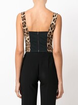 Thumbnail for your product : Dolce & Gabbana Leopard Print Bralet Top