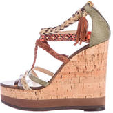 Thumbnail for your product : Jimmy Choo Multicolor Platform Wedges
