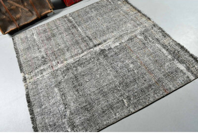 Bungalow Rose Classic Black Handcrafted Turkish Kilim Rug Ideal For Living Room And Bedroom Area