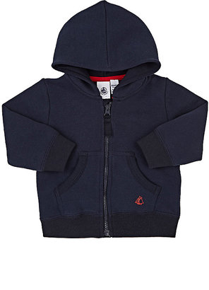 Petit Bateau COTTON FRENCH TERRY ZIP-UP HOODIE