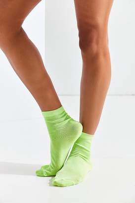 Out From Under Neon Sheer Glitter Ankle Sock