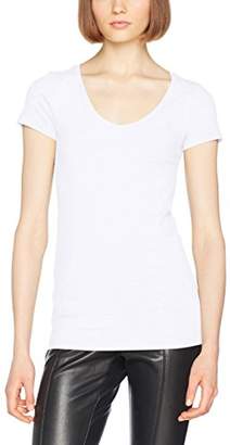 G Star Women's Base R T Wmn Cap Sl T-Shirt, (White 110), XX-Large