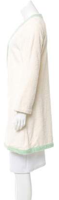 Lisa Marie Fernandez Terry Cloth Long Sleeve Tunic White Terry Cloth Long Sleeve Tunic