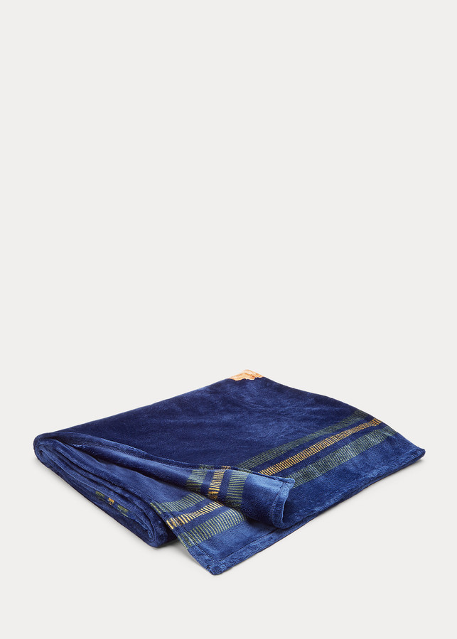Ralph Lauren Chapman Polo Bear Throw Blanket ShopStyle