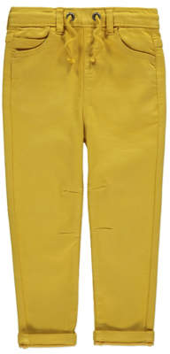 CAT George Mustard Elasticated Waistband Trousers