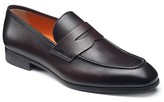 Thumbnail for your product : Santoni Leather Penny Loafers