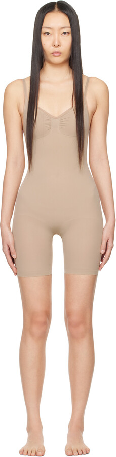 Spanx Nude Suit Your Fancy Mid-Thigh Bodysuit - ShopStyle Shapewear