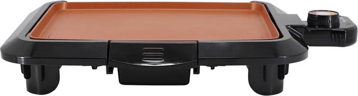 92sq. in. Copper Aluminum Electric Indoor Grill with Copper Nonstick Coating