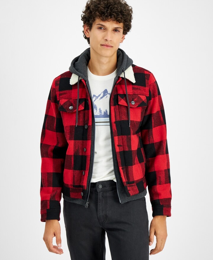 red plaid jacket mens