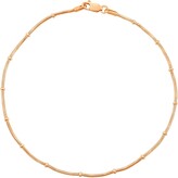 Thumbnail for your product : Jordan Blue 14k Gold Over Silver Snake Chain Anklet