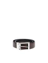 Thumbnail for your product : Canali Leather Belt Reversible