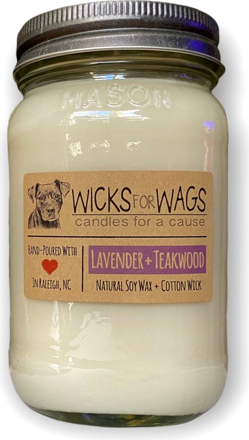 Sweet Water Decor Teakwood And Mahogany 9oz Clear Jar Soy Candle