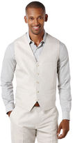 Thumbnail for your product : Perry Ellis Big and Tall Linen Cotton Suit Vest