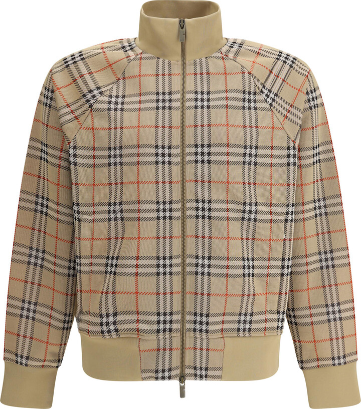 Burberry Check-Pattern Zipped Hooded Jacket - ShopStyle Burberry Check-Pattern Zipped Hooded Jacket - ShopStyle
