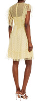 Thumbnail for your product : RED Valentino Ruffled Glittered Tulle Dress
