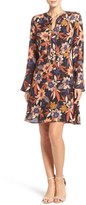 Thumbnail for your product : ECI Women's Floral Print Tie Neck Shift Dress