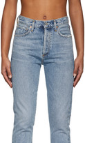 Thumbnail for your product : Citizens of Humanity Blue Liya High-Rise Classic Fit Jeans