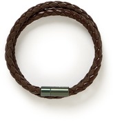 Thumbnail for your product : Tateossian 'Chelsea' double wrap braided bracelet