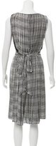 Thumbnail for your product : L'Agence Printed Belt-Accented Dress w/ Tags