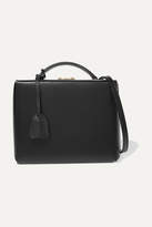Thumbnail for your product : Mark Cross Grace Large Textured-leather Shoulder Bag - Black