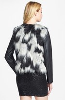 Thumbnail for your product : Leith Faux Fur Zip Front Jacket