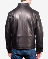 Thumbnail for your product : Boston Harbour Men's Leather Stand-Collar Bomber Jacket