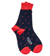 Thumbnail for your product : Thomas Pink Polka Dot Socks