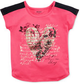 Thumbnail for your product : DKNY Girls' Heart Graphic Tee