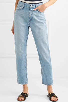 Madewell The Perfect Summer Cropped High-rise Straight-leg Jeans - Light denim