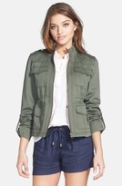 Thumbnail for your product : Caslon Roll Sleeve Utility Jacket