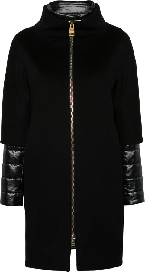 Herno Detachable-Panels Virgin-Wool Coat