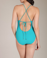Thumbnail for your product : Karla Colletto Basic Cross Back Molded Swimsuit