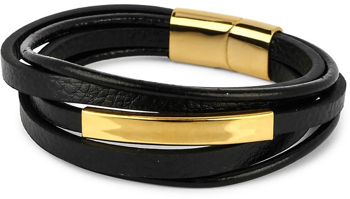jean claude leather bracelet