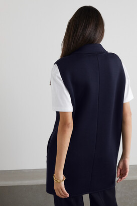 Max Mara Double-breasted Wool Vest - Blue