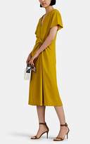 Thumbnail for your product : Narciso Rodriguez Women's Twisted Wool Crepe Midi-Dress - Gold