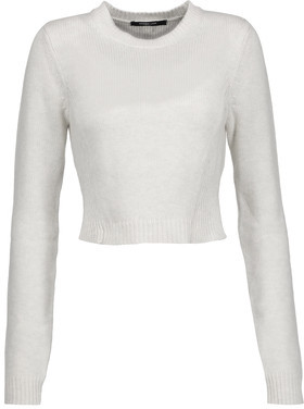 Derek Lam Cropped Cashmere And Cotton-Blend Sweater