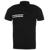 Thumbnail for your product : Kangol Mens Taped Polo Shirt Classic Fit Tee Top Short Sleeve Button Placket