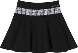 Givenchy Kids 4G cotton-blend skirt
