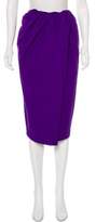 Thumbnail for your product : Ter Et Bantine Draped Knee-Length Skirt w/ Tags