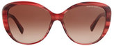 Thumbnail for your product : Marc by Marc Jacobs Luna Logo Plaque Sunglasses, Burgundy