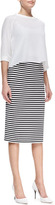 Thumbnail for your product : Tibi Racetrack Striped Pencil Skirt