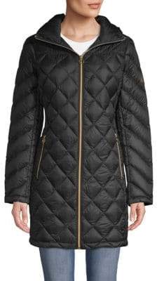 michael kors quilted packable coat