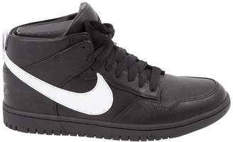 Nike By Riccardo Tisci Black Leather Trainers