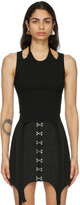 Thumbnail for your product : Dion Lee Black Halter Tie Tank Top