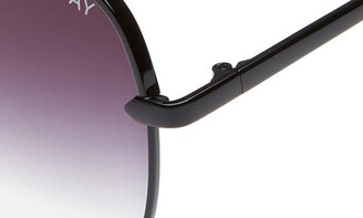 Quay High Key 62mm Oversize Aviator Sunglasses